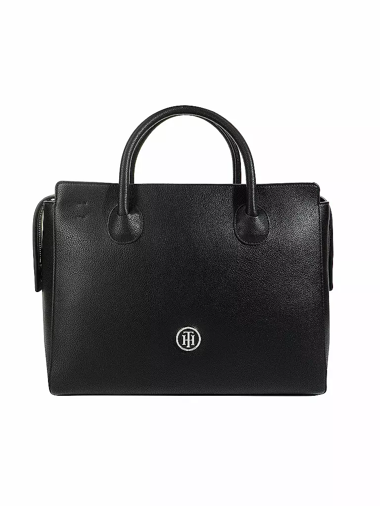 TOMMY HILFIGER Tasche Henkeltasche Charming schwarz